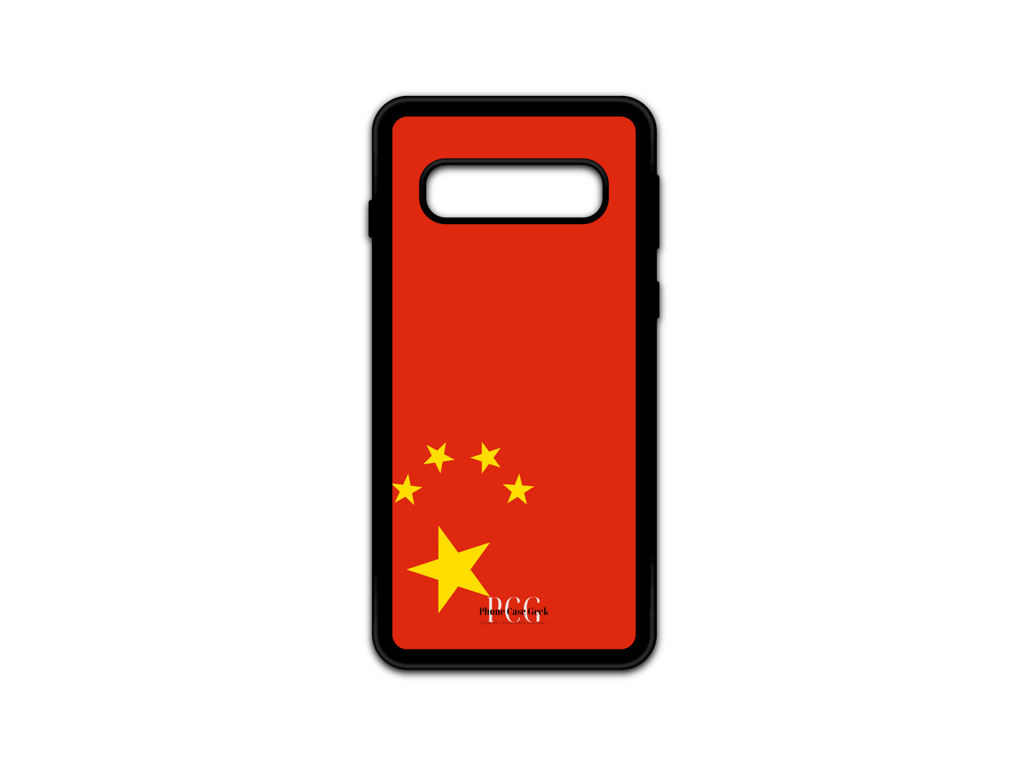 Chinese Flag Phone Case for Samsung Galaxy S10, showcasing a vibrant and detailed design of the Chinese flag.