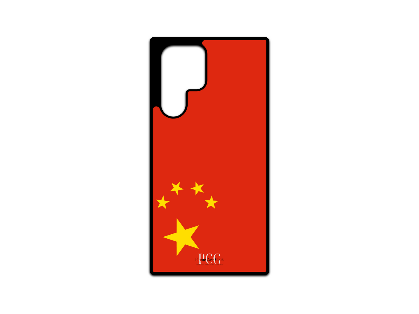 Chinese Flag Phone Case for Samsung Galaxy S24 Ultra, S23 Ultra, and S22 Ultra, featuring a bold and vibrant design of the Chinese flag.