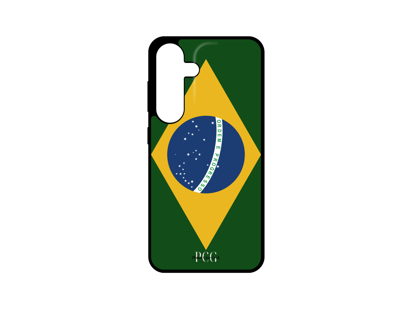 Brazilian Flag Phone Case for Samsung Galaxy S24, S23, S22, S21, featuring a vibrant and patriotic Brazilian flag design. Show your love for Brazil with this stylish and durable phone case, available for multiple Samsung Galaxy S models.