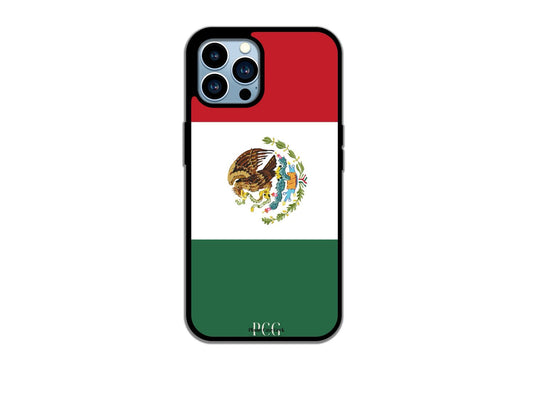 A Mexican flag phone case for iPhone showcasing the vibrant colors and emblem of the Mexican flag, perfect for expressing pride and individuality.