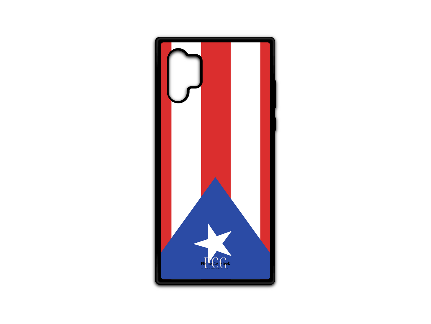 Puerto Rican Flag Phone Case for Samsung Galaxy Note 10. Show off your love for Puerto Rico with this vibrant, colorful phone case featuring the iconic Puerto Rican flag design. Perfect for those who want to add a patriotic touch to their Note 10 with style and protection.