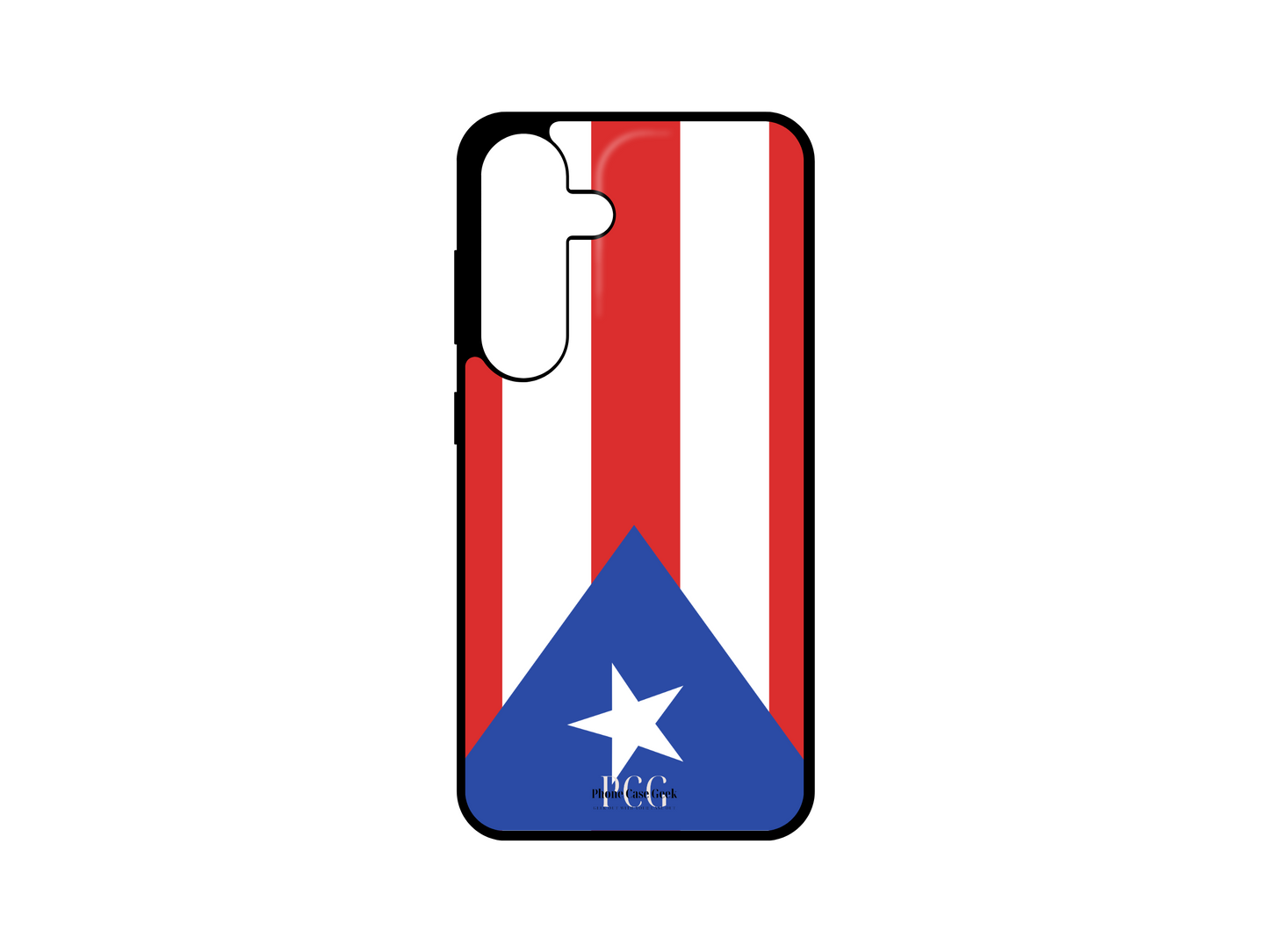 Puerto Rican Flag Phone Case for Samsung Galaxy S24, S23, S22, and S21. This vibrant phone case features the iconic Puerto Rican flag, offering a stylish and patriotic look for your Samsung Galaxy. Perfect for showing off your Puerto Rican pride while protecting your phone in a sleek design. Ideal for those who want to carry a piece of Puerto Rico wherever they go.