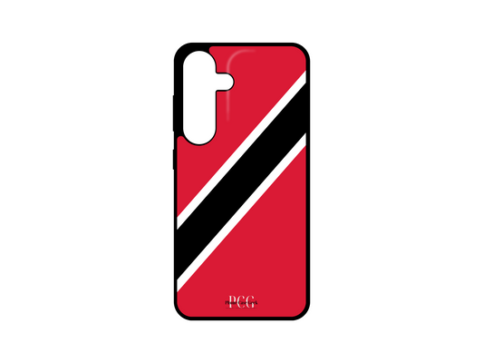 Trinidad and Tobago Flag Phone Case for Samsung Galaxy S24, S23, S22, S21, featuring the bold and vibrant design of the Trinidad and Tobago flag. This custom phone case adds a touch of national pride to your device while offering excellent protection. Perfect for those who want to represent Trinidad and Tobago in style.